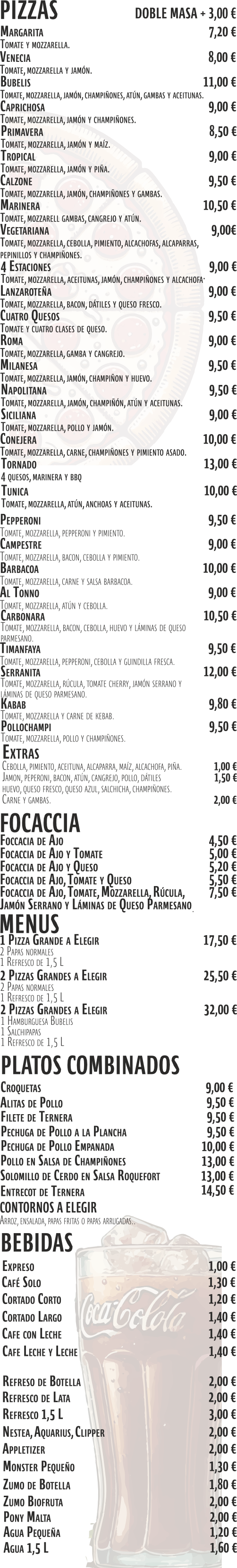 Carta de BUBELIS - Arrecife